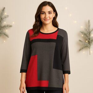 Style & Co. Sequined Color Block Dress size Large​​